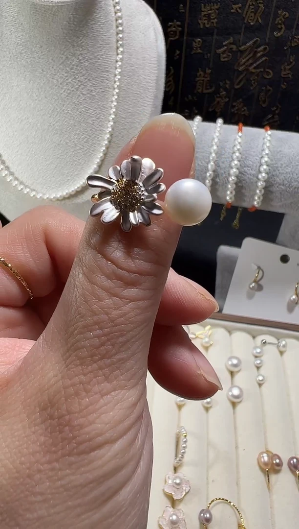 未镶嵌戒指淡水珍珠0