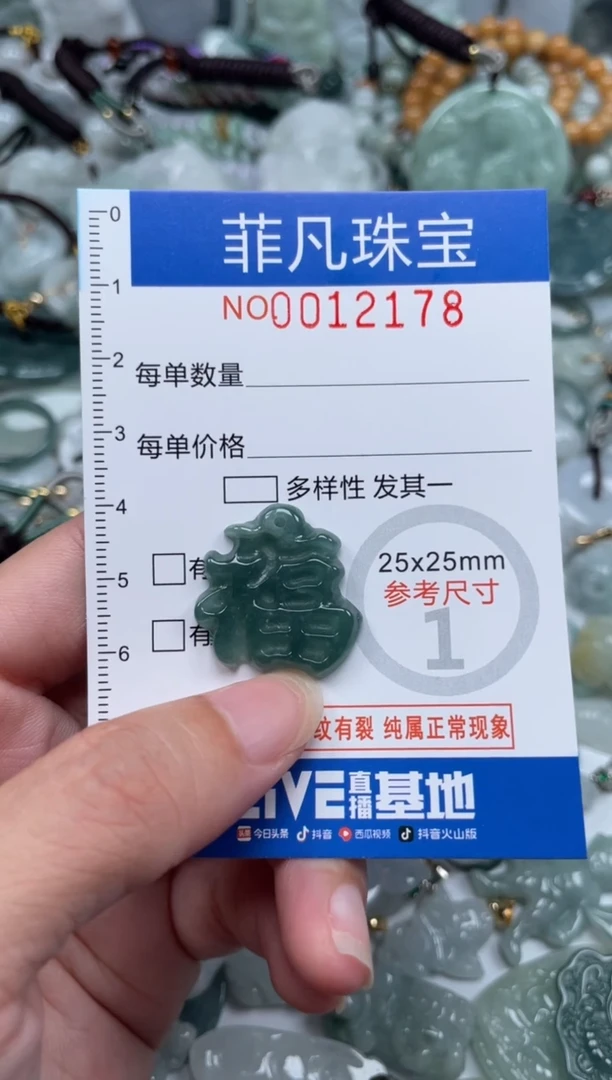 颈饰未镶嵌翡翠12178