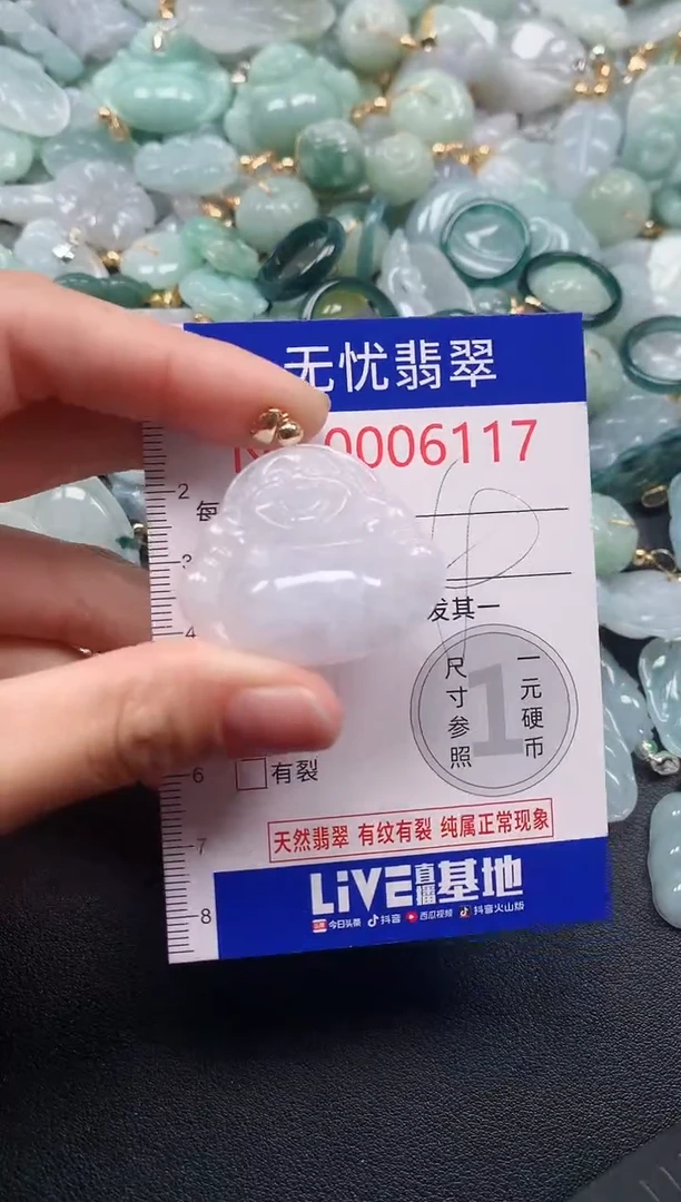 吊坠(不含链)未镶嵌翡翠6117