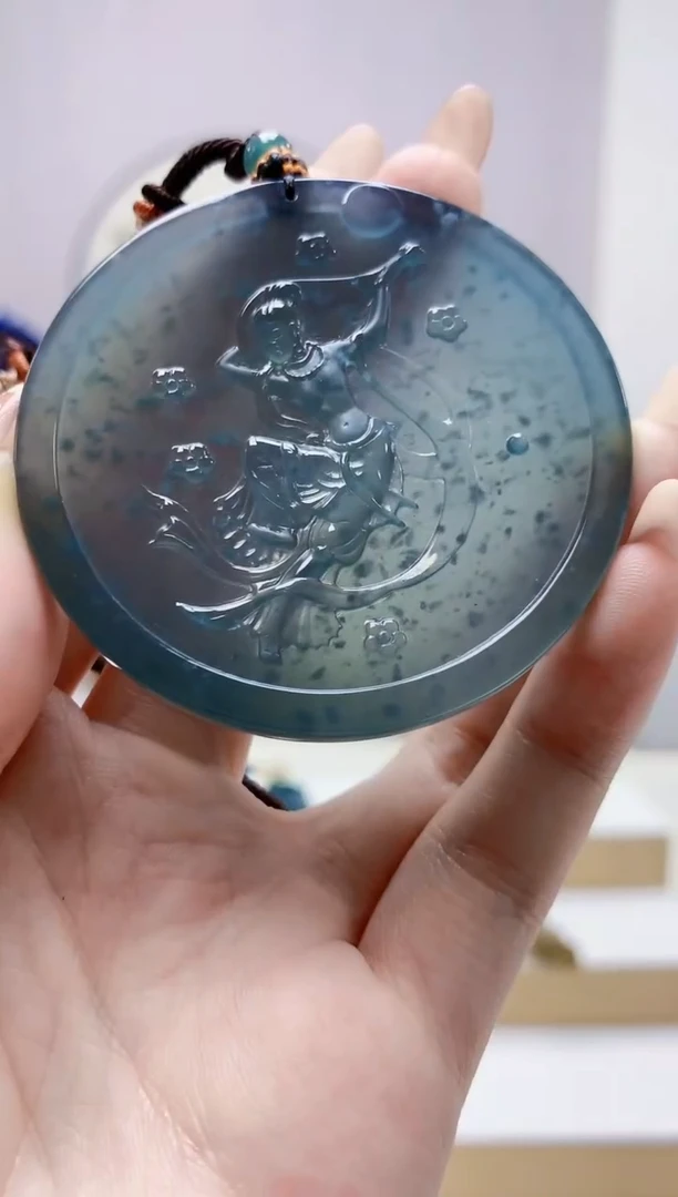 未镶嵌定制翡翠4868jw-毛货挂件61