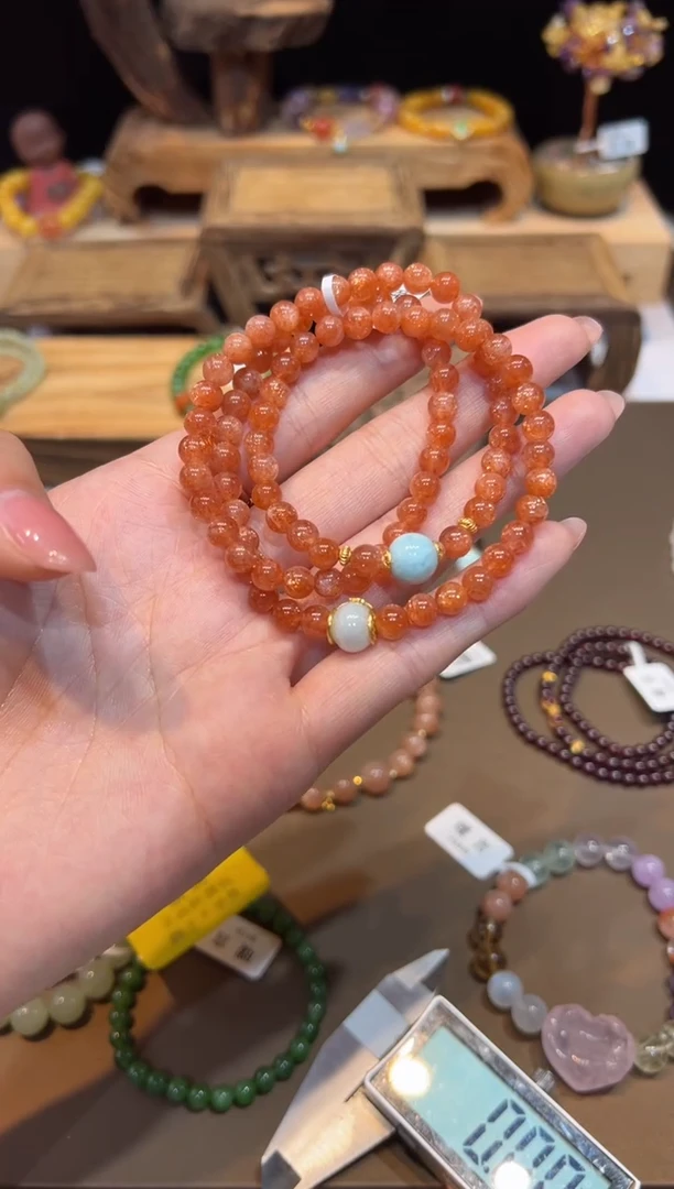 手链未镶嵌长石手饰@@D3252