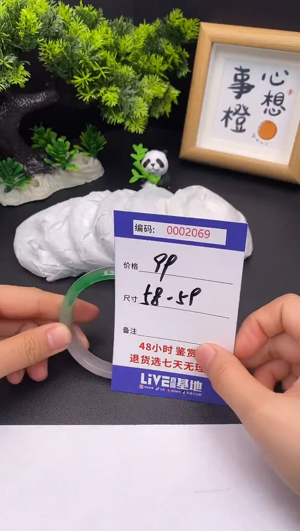 未镶嵌手镯翡翠0002069