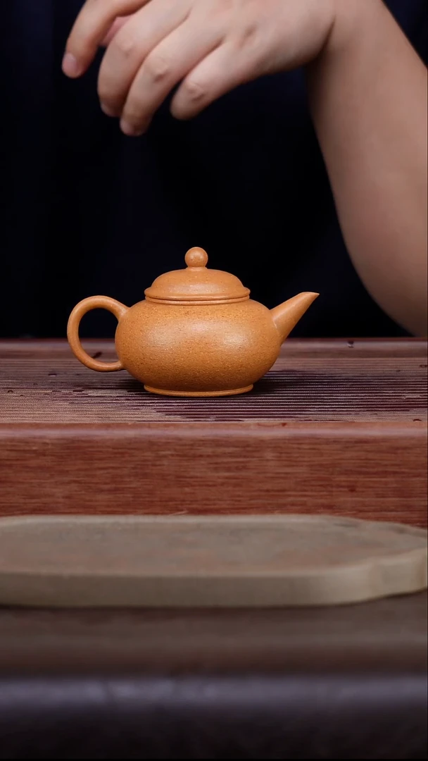 茶壶紫砂老宕口 水平
