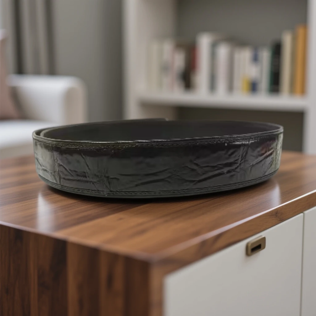 YUUCHENN/原创设计高定男士鳄鱼皮皮带 HH1992