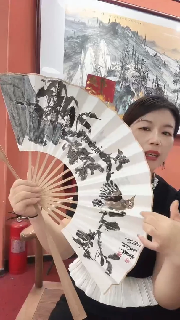 国画童森森/国画/扇面