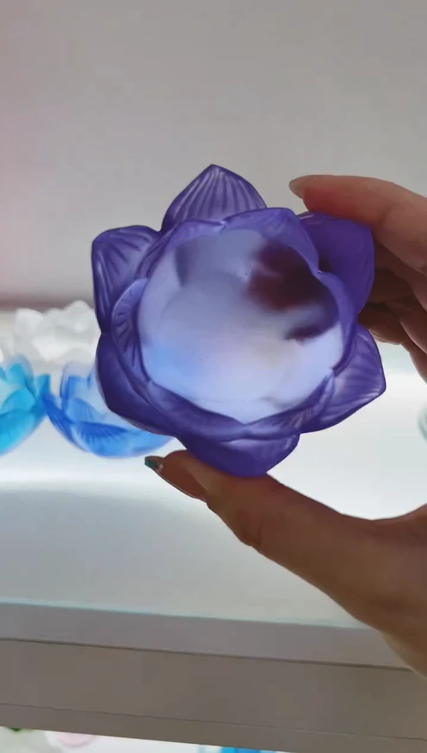 手工艺品琉璃古法琉璃烛台