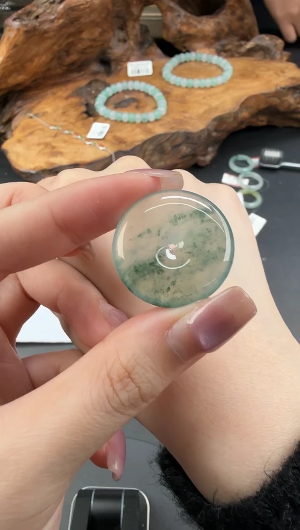 吊坠(不含链)未镶嵌翡翠翡翠饰品-100