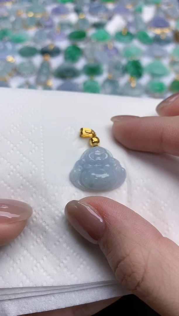 【闪购商品】翡翠颈饰未镶嵌天然缅甸翡翠A货