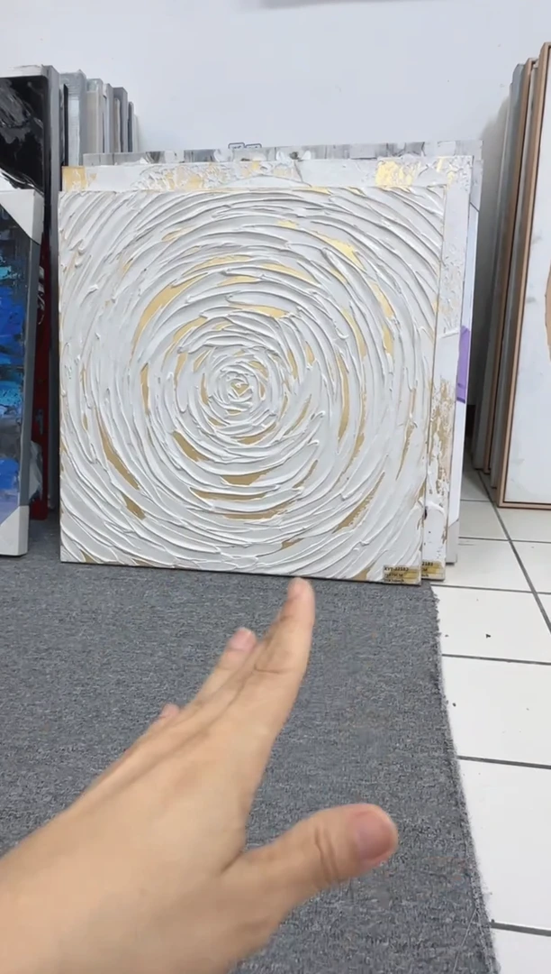 168现代艺术装饰画油画75*75