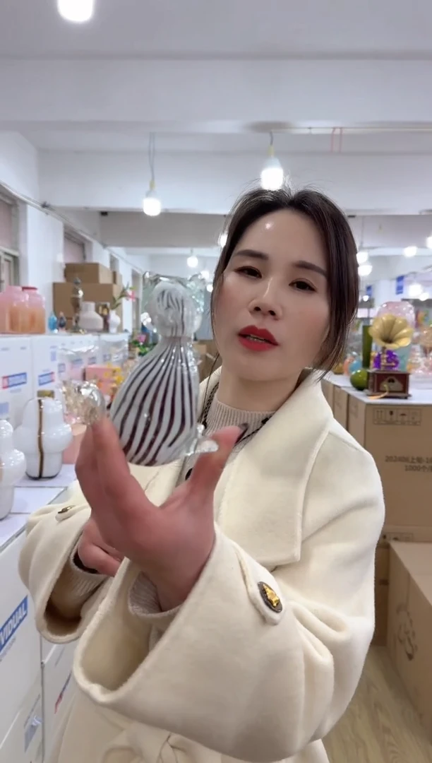 【闪购商品】无铅玻璃美全花器-z-早16