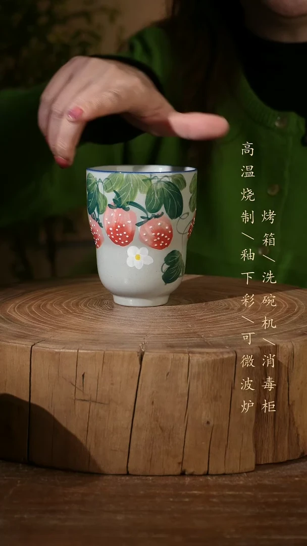 碗瓷景德镇手工手绘高温瓷釉下彩