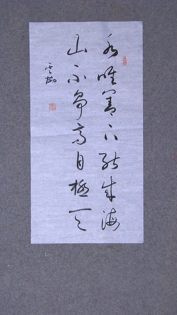 书法谭云协宁夏 副主69*34两平尺对联
