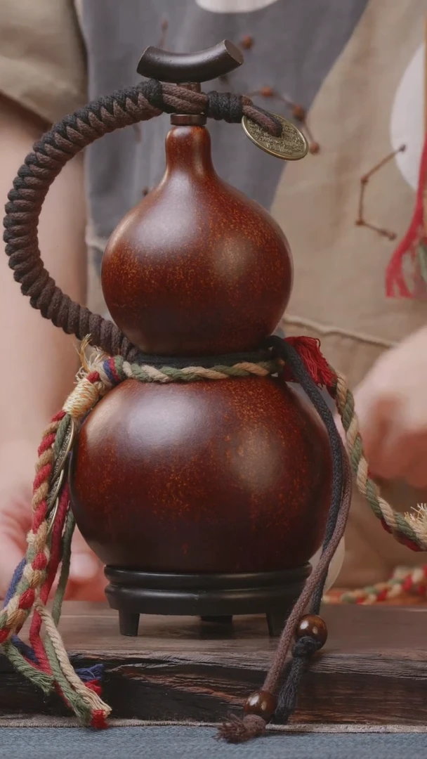 1308号精品大漆葫芦防腐防渗装水茶酒
