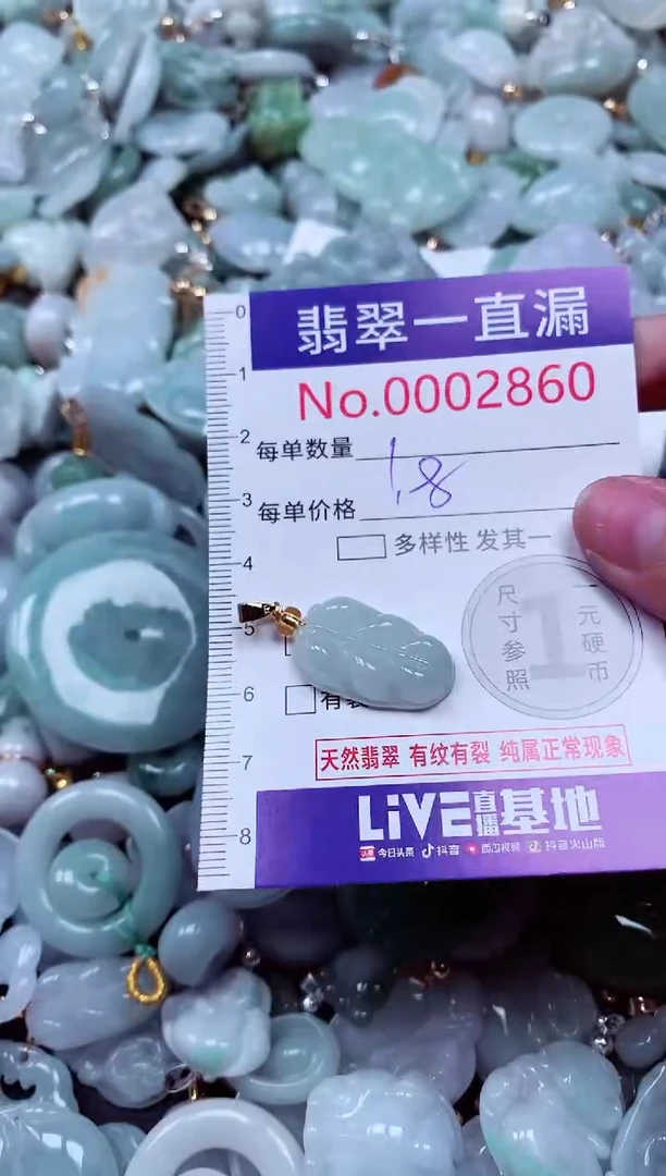 吊坠(不含链)未镶嵌翡翠2860