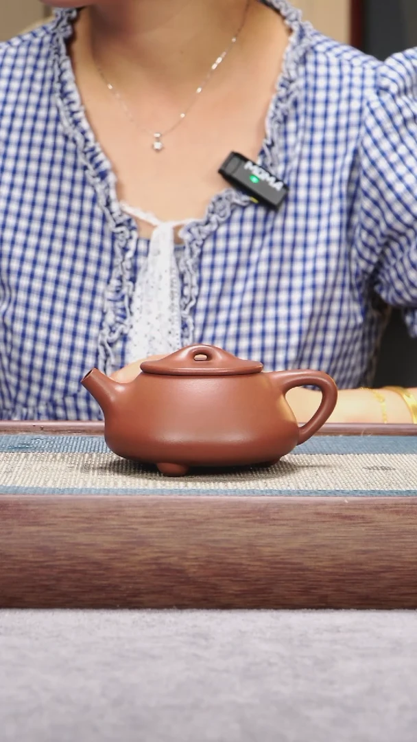 茶壶紫砂紫泥景舟石瓢