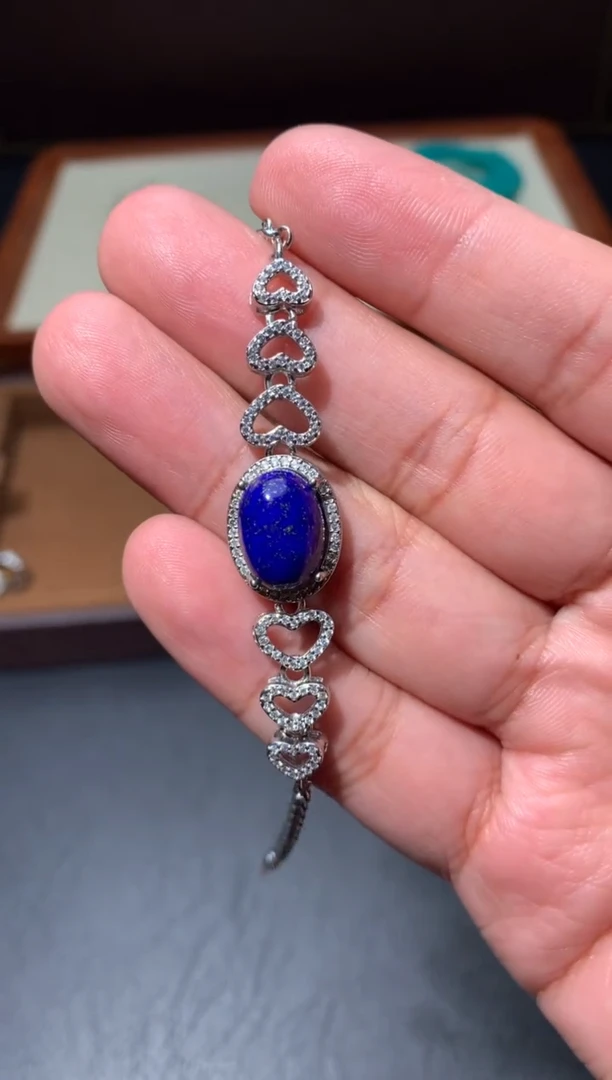 未镶嵌青金石手链J118