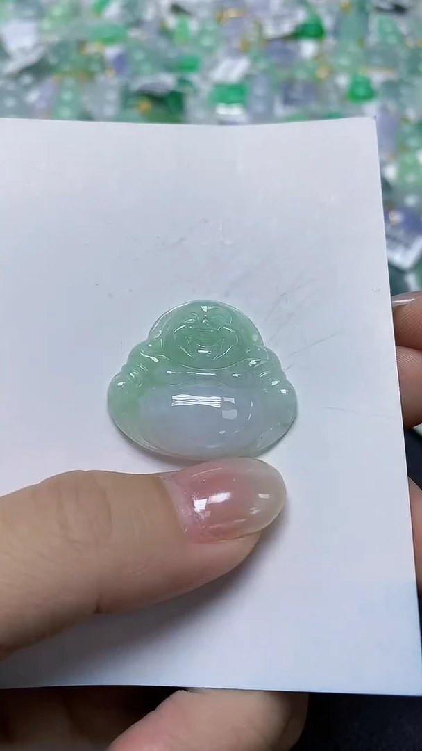 翡翠未镶嵌颈饰天然缅甸翡翠A货