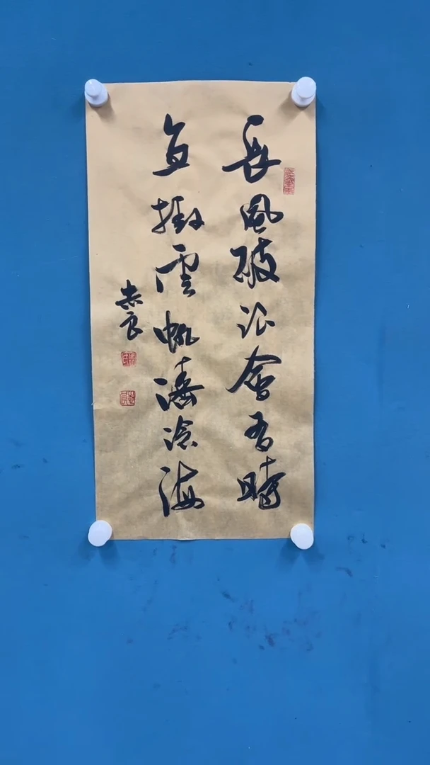国画11.18-XX-袁志良-宣纸-长风破浪会有时（不带国检）