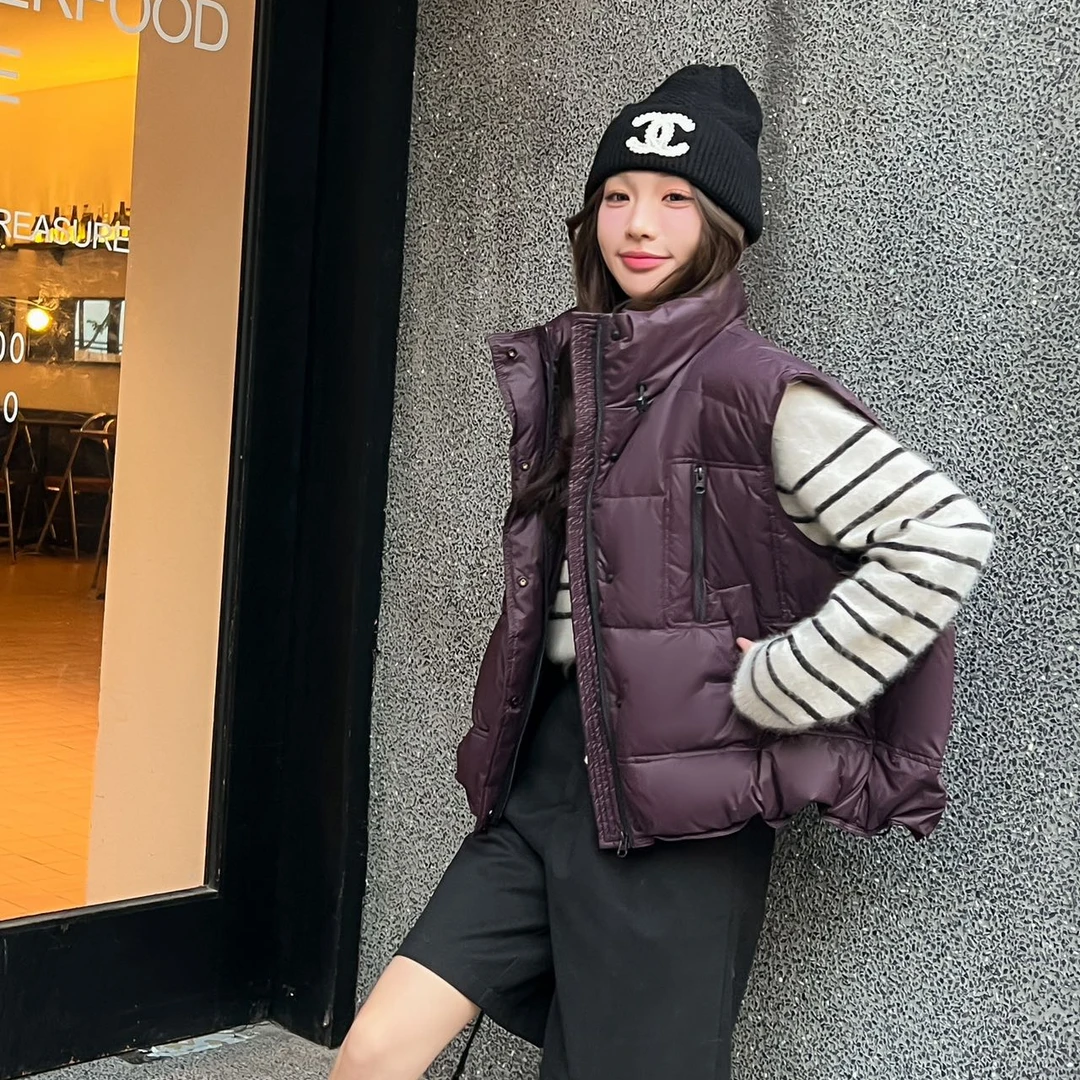 【张小张YC】通勤百搭休闲日常洋气羽绒马甲906