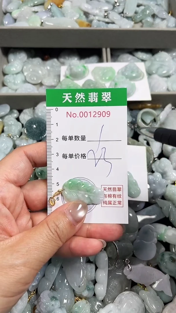 翡翠未镶嵌吊坠(不含链)2909