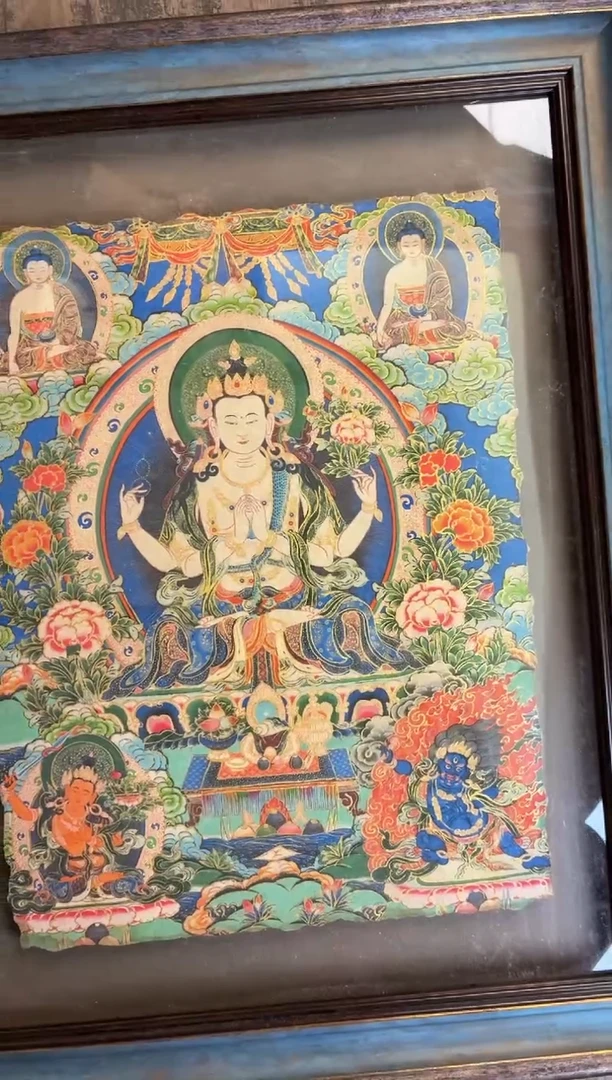 卷轴画带框雅趣字画高端精选链接AA