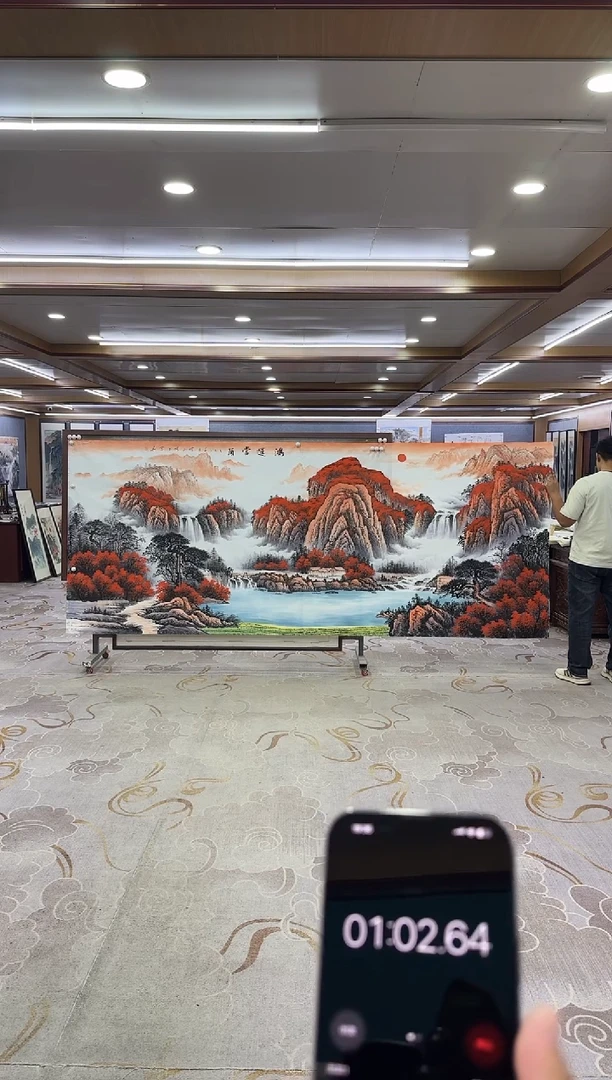 绘画忠*绘画xc刘雪红-大丈二-国画