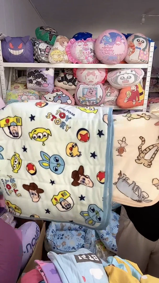 70*120cm 法兰绒毯子两条