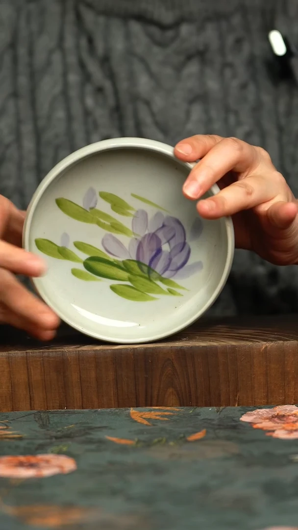 杯釉下彩手工手绘同款陶器