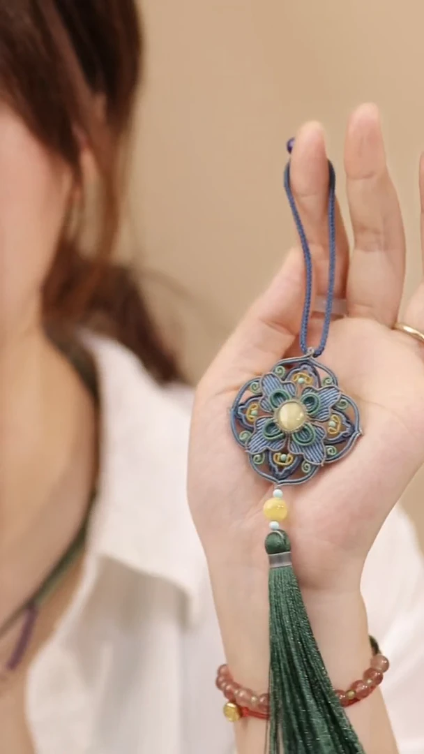 《繁锦》挂件材料包+配套裸石+教程