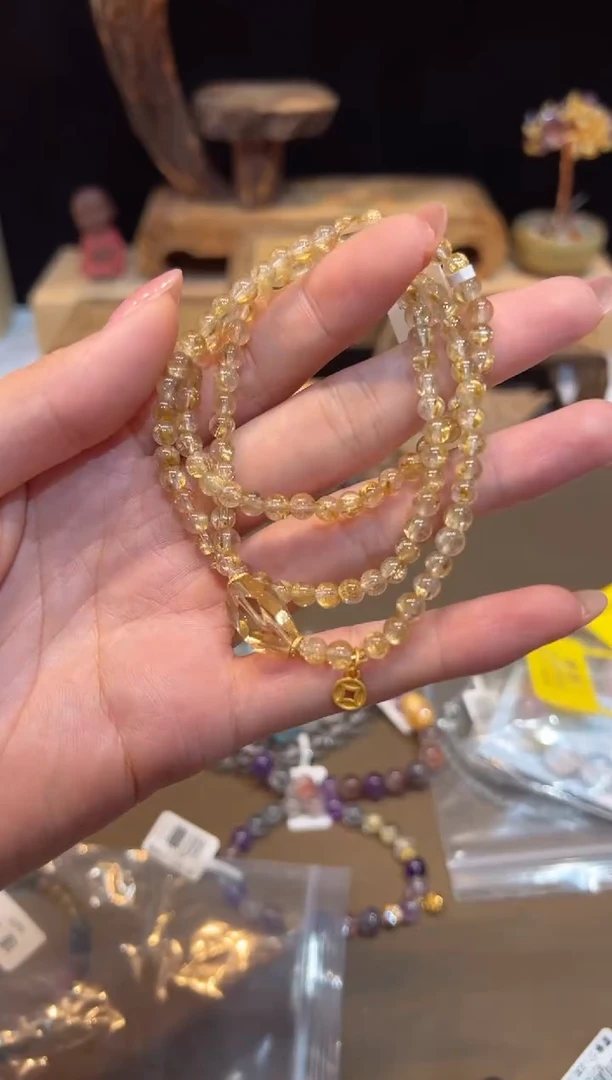 水晶手链未镶嵌手饰@@E6941