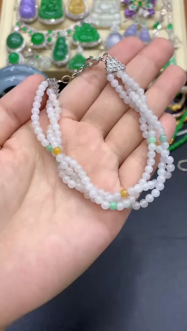 未镶嵌手链翡翠162-中国好珍宝