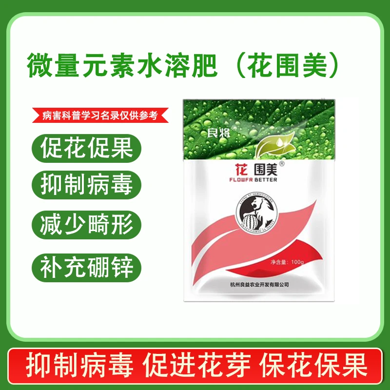 花围美微量元素水溶冲施叶面肥促花硼锌肥锰铁铜肥100克西瓜用