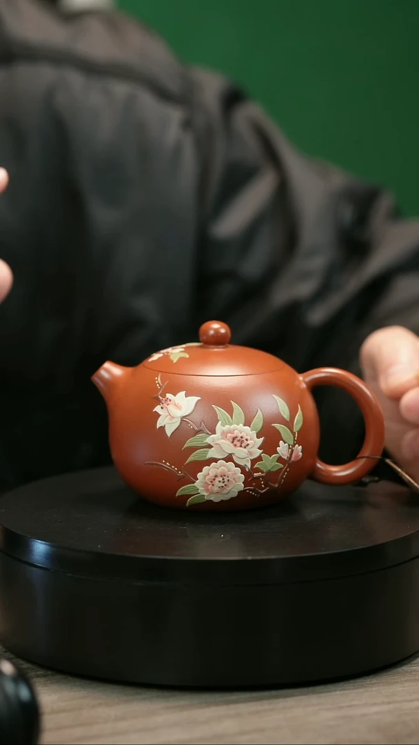 茶壶紫砂路****3H2339赵翠虹堆绘西施