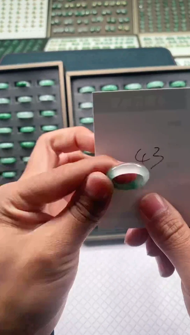 未镶嵌石英质玉（非洲翠）戒圈戒圈