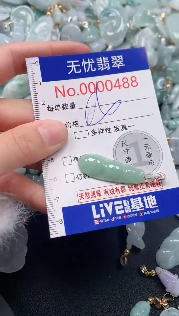 吊坠(不含链)未镶嵌翡翠488