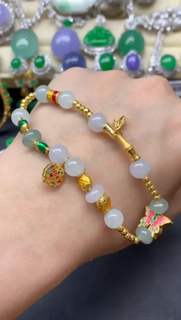 未镶嵌手链翡翠474-中国好珍宝