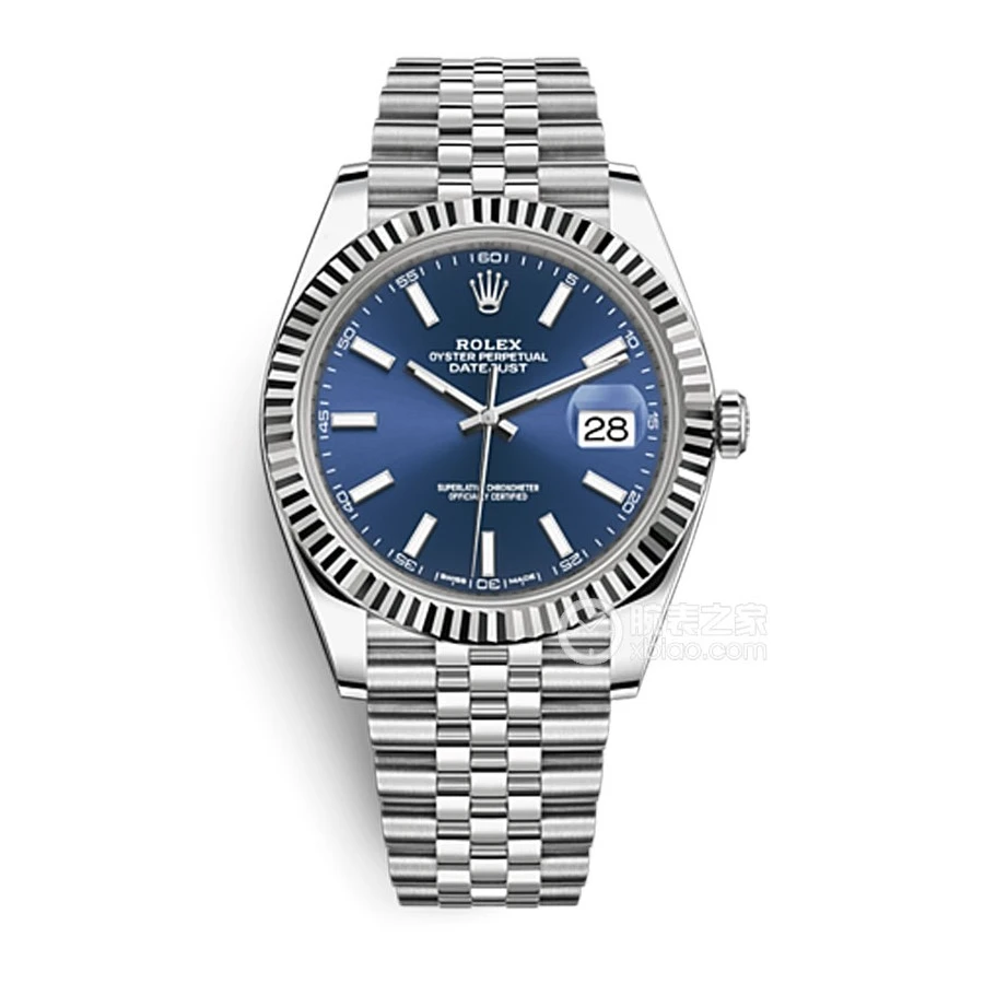 99新 Rolex/劳力士 日志126334/41表径蓝盘条刻/24年全套男士腕表