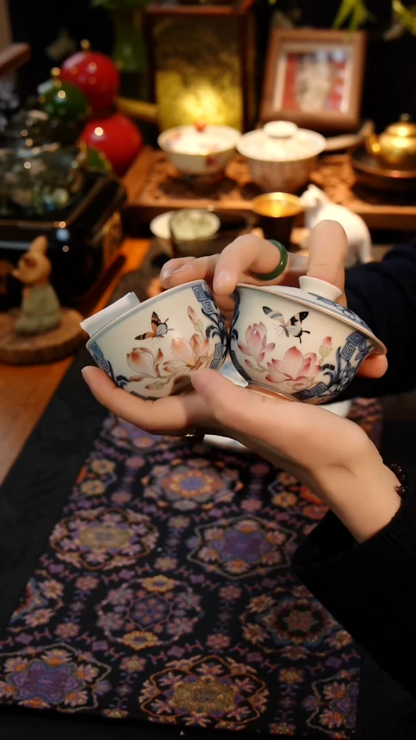 茶器盖碗+主人杯两件套