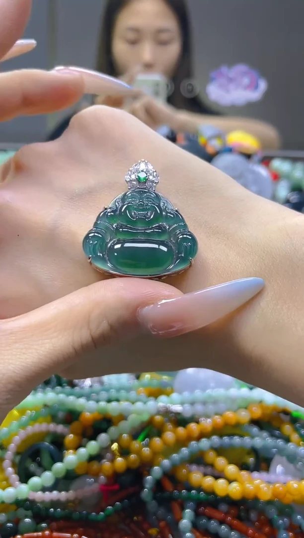 翡翠未镶嵌颈饰/Q/翡翠A货，一件也是批发价