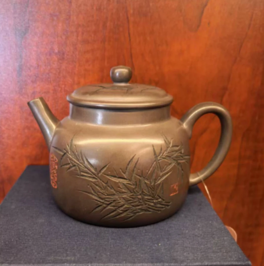 清风竹影秋璃 紫天青泥 赵晖 紫砂壶