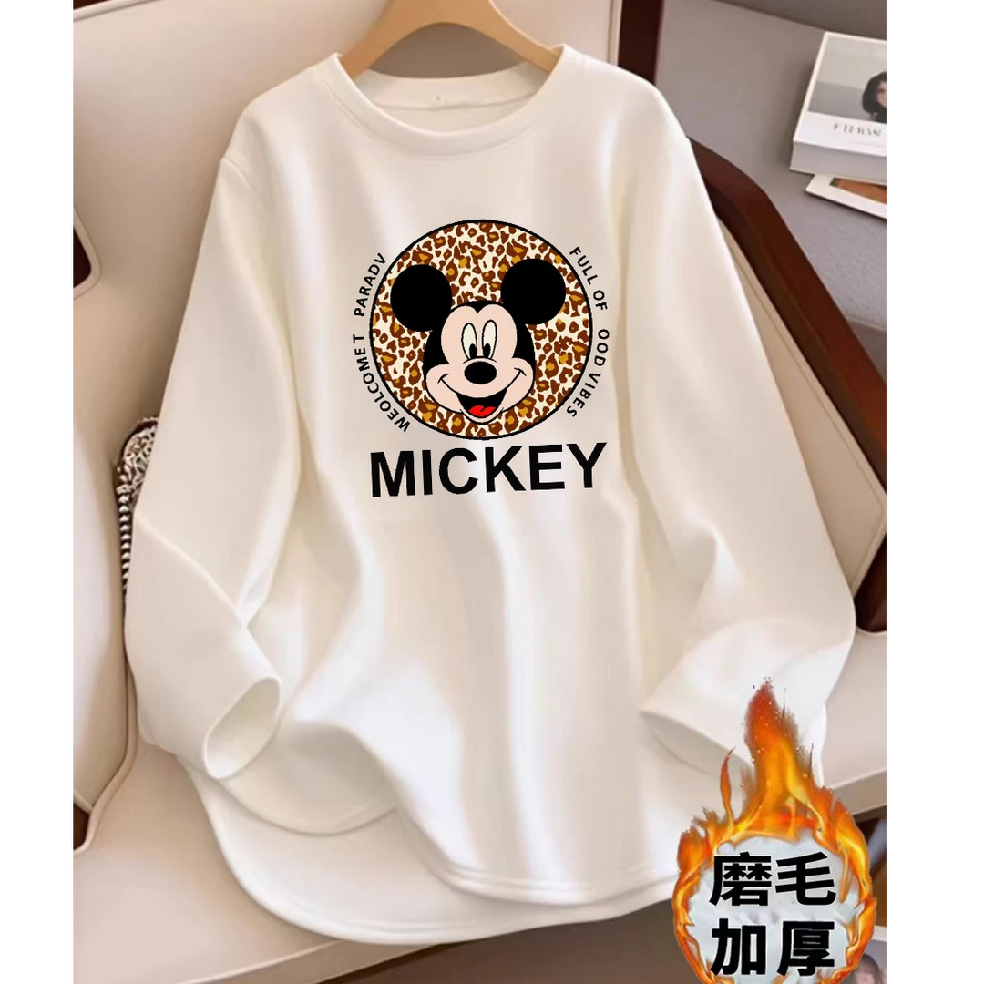 新款加厚磨毛白色T恤女宽松显瘦不对称百搭中长款遮屁股内搭上衣