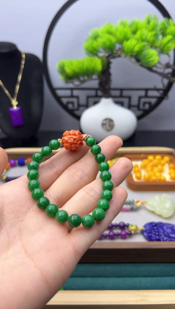 【闪购商品】翡翠耳饰14K金镶嵌S311