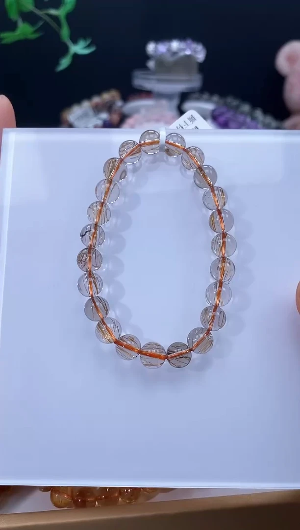 【闪购商品】水晶手链未镶嵌金发晶