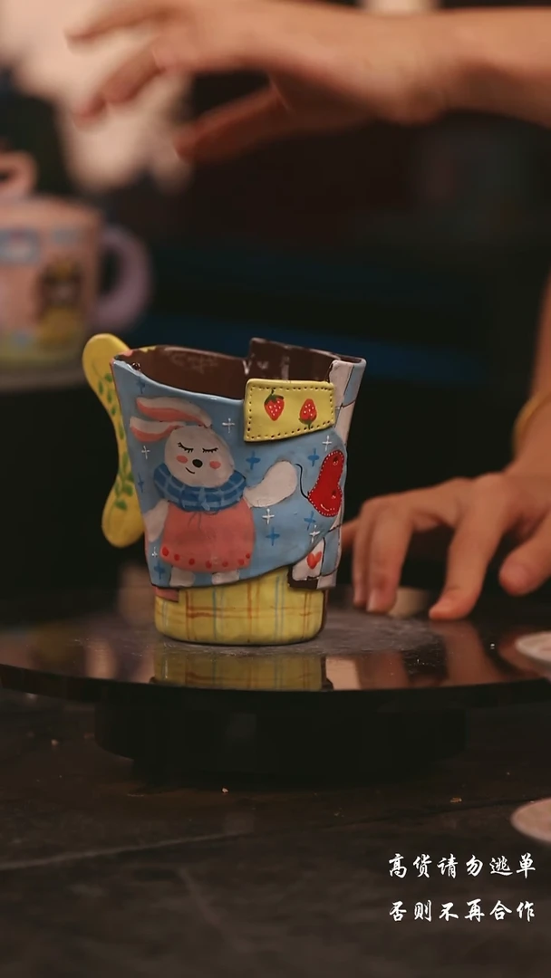 陶瓷景德镇可爱设计师款陶瓷