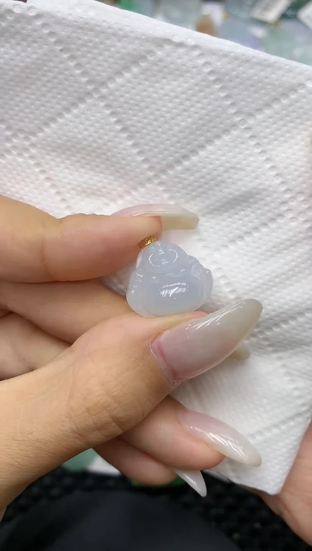 颈饰18K金镶嵌翡翠111111111111