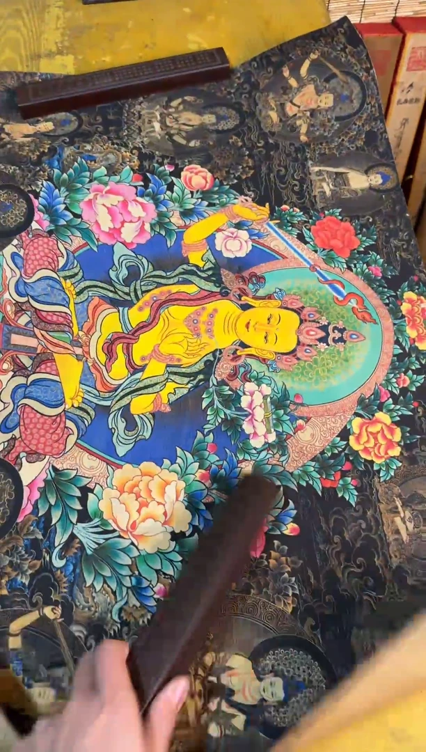 卷轴画精品唐卡===藏藏-旧