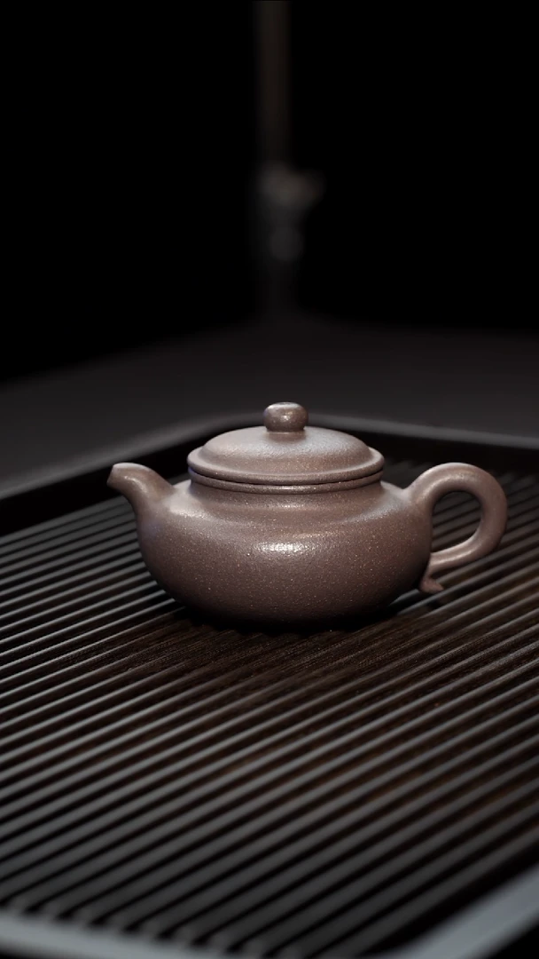 茶壶紫砂全手工青灰紫泥仿古200cc