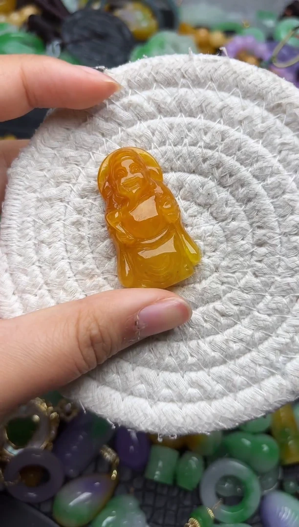 颈饰未镶嵌翡翠缅甸翡翠吊坠