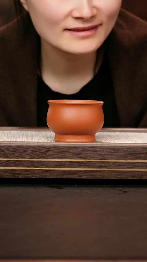 茶壶紫砂小煤窑朱泥 将军杯