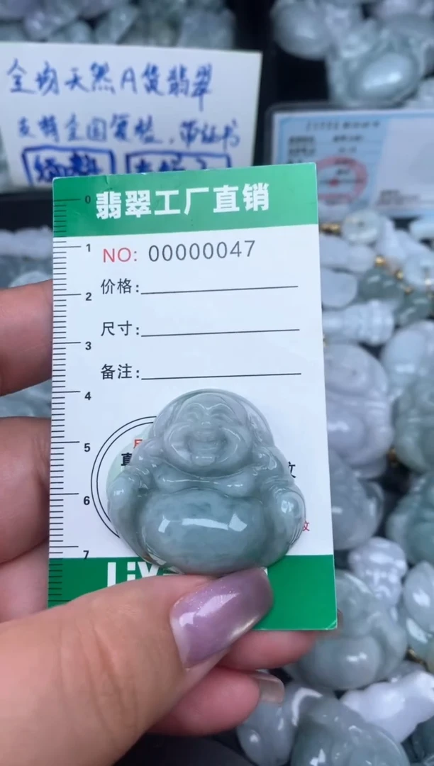 翡翠未镶嵌颈饰天然A货翡翠0047